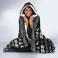Chillin With My Snowmies Christmas Hooded Blanket Xmas Holiday Patterns - Wonder Print Shop