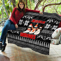 Chillin With My Snowmies Christmas Quilt Xmas Holiday Patterns - Wonder Print Shop