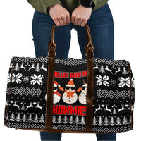 Chillin With My Snowmies Christmas Travel Bag Xmas Holiday Patterns - Wonder Print Shop