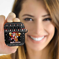 Christmas Brewdolph Reindeer AirPods Case Xmas Holiday Patterns - Wonder Print Shop