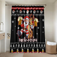 Christmas Brewdolph Reindeer Bathroom Set Xmas Holiday Patterns - Wonder Print Shop