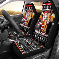 Christmas Brewdolph Reindeer Car Seat Cover Xmas Holiday Patterns - Wonder Print Shop