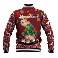 Chihuahua Dog Attitude Christmas Baseball Jacket Xmas Holiday Patterns - Wonder Print Shop