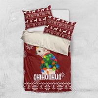Chihuahua Dog Attitude Christmas Bedding Set Xmas Holiday Patterns - Wonder Print Shop