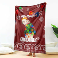 Chihuahua Dog Attitude Christmas Blanket Xmas Holiday Patterns - Wonder Print Shop