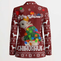 Chihuahua Dog Attitude Christmas Blazer Xmas Holiday Patterns - Wonder Print Shop