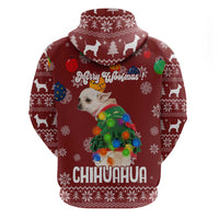 Chihuahua Dog Attitude Christmas Hoodie Xmas Holiday Patterns - Wonder Print Shop