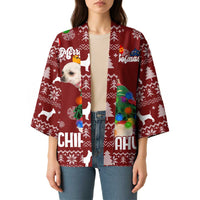 Chihuahua Dog Attitude Christmas Kimono Xmas Holiday Patterns - Wonder Print Shop