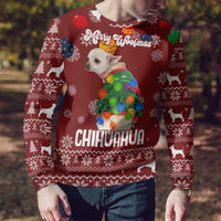 Chihuahua Dog Attitude Christmas Ugly Christmas Sweater Xmas Holiday Patterns - Wonder Print Shop