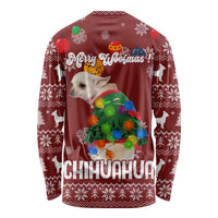 Chihuahua Dog Attitude Christmas Long Sleeve Shirt Xmas Holiday Patterns - Wonder Print Shop