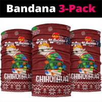 Chihuahua Dog Attitude Christmas Neck Gaiter Xmas Holiday Patterns - Wonder Print Shop