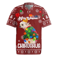 Chihuahua Dog Attitude Christmas Rugby Jersey Xmas Holiday Patterns - Wonder Print Shop