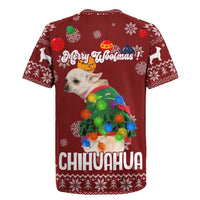 Chihuahua Dog Attitude Christmas Rugby Jersey Xmas Holiday Patterns - Wonder Print Shop