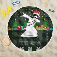 Jesus Birthday Boy Christmas Beach Blanket Funny Xmas Holiday Patterns - Wonder Print Shop