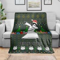 Jesus Birthday Boy Christmas Blanket Funny Xmas Holiday Patterns - Wonder Print Shop
