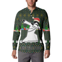 Jesus Birthday Boy Christmas Button Sweatshirt Funny Xmas Holiday Patterns - Wonder Print Shop