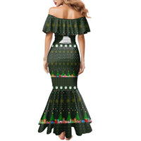 Jesus Birthday Boy Christmas Family Matching Mermaid Dress and Hawaiian Shirt Funny Xmas Holiday Patterns - Wonder Print Shop