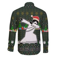 Jesus Birthday Boy Christmas Family Matching Short Sleeve Bodycon Dress and Hawaiian Shirt Funny Xmas Holiday Patterns - Wonder Print Shop