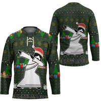 Jesus Birthday Boy Christmas Hockey Jersey Funny Xmas Holiday Patterns - Wonder Print Shop