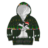 Jesus Birthday Boy Christmas Kid Hoodie Funny Xmas Holiday Patterns - Wonder Print Shop
