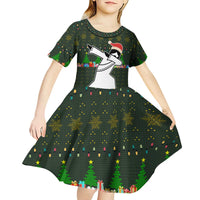 Jesus Birthday Boy Christmas Kid Short Sleeve Dress Funny Xmas Holiday Patterns - Wonder Print Shop