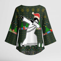 Jesus Birthday Boy Christmas Kimono Sleeve Blouse Funny Xmas Holiday Patterns - Wonder Print Shop