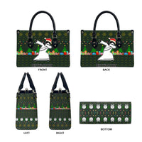 Jesus Birthday Boy Christmas Leather Bag Funny Xmas Holiday Patterns - Wonder Print Shop