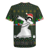 Jesus Birthday Boy Christmas Rugby Jersey Funny Xmas Holiday Patterns - Wonder Print Shop