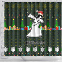 Jesus Birthday Boy Christmas Shower Curtain Funny Xmas Holiday Patterns - Wonder Print Shop