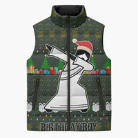 Jesus Birthday Boy Christmas Sleeveless Puffer Jacket Funny Xmas Holiday Patterns - Wonder Print Shop