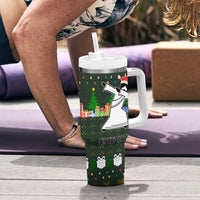 Jesus Birthday Boy Christmas Tumbler With Handle Funny Xmas Holiday Patterns - Wonder Print Shop