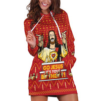 Jesus Birthday Christmas Hoodie Dress Funny Xmas Holiday Patterns - Wonder Print Shop