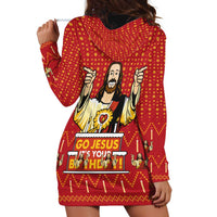 Jesus Birthday Christmas Hoodie Dress Funny Xmas Holiday Patterns - Wonder Print Shop