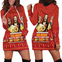 Jesus Birthday Christmas Hoodie Dress Funny Xmas Holiday Patterns - Wonder Print Shop