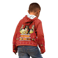 Jesus Birthday Christmas Kid Hoodie Funny Xmas Holiday Patterns - Wonder Print Shop