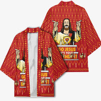 Jesus Birthday Christmas Kimono Funny Xmas Holiday Patterns - Wonder Print Shop