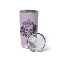 I Am Who I Am Skull Tumbler Cup - Wonder Print Shop
