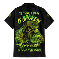 My Give A F Is Broken Reaper Family Matching Mermaid Dress and Hawaiian Shirt - Wonder Print Shop