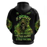 My Give A F Is Broken Reaper Hoodie - Wonder Print Shop
