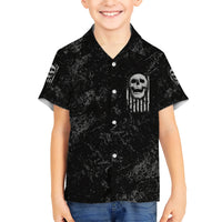 IDGAF Flag Skull Hawaiian Shirt - Wonder Print Shop