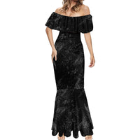 IDGAF Flag Skull Mermaid Dress - Wonder Print Shop