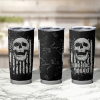 IDGAF Flag Skull Tumbler Cup - Wonder Print Shop