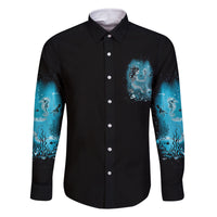 Salty Witch Mermaid Halloween Family Matching Mermaid Dress and Hawaiian Shirt - Wonder Print Shop