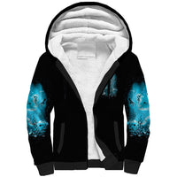 Salty Witch Mermaid Halloween Sherpa Hoodie - Wonder Print Shop