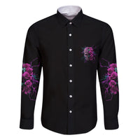 Underestimate Me Rose Skull Family Matching Short Sleeve Bodycon Dress and Hawaiian Shirt - Wonder Print Shop