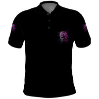 Underestimate Me Rose Skull Polo Shirt - Wonder Print Shop