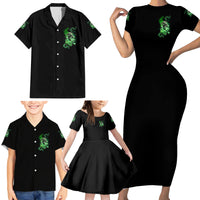 I Am The Storm Skull Family Matching Short Sleeve Bodycon Dress and Hawaiian Shirt - Wonder Print Shop