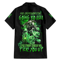 I Am The Storm Skull Family Matching Summer Maxi Dress and Hawaiian Shirt - Wonder Print Shop