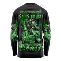 I Am The Storm Skull Long Sleeve Shirt - Wonder Print Shop