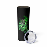 I Am The Storm Skull Skinny Tumbler - Wonder Print Shop